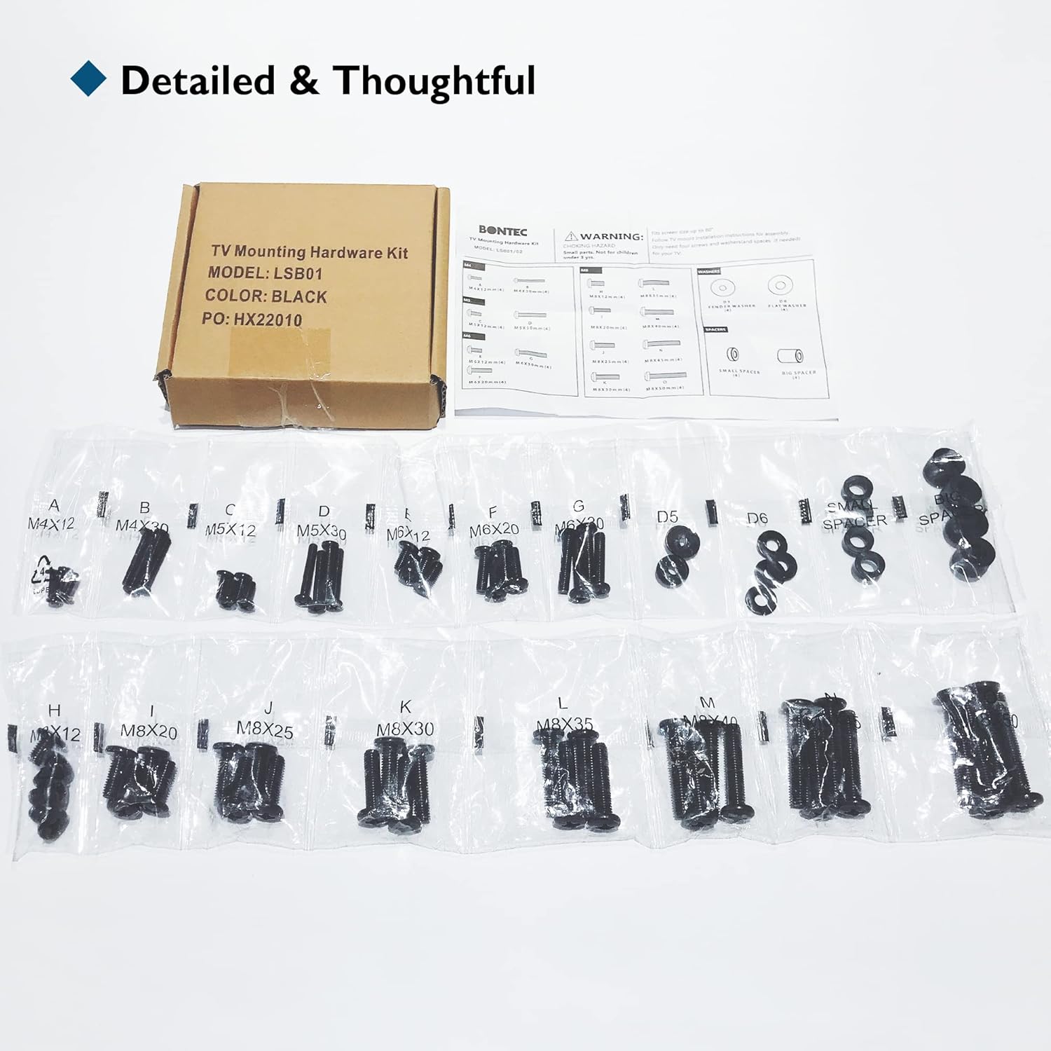 Thumbnail 6 de BONTEC Universal TV Mounting Kit for 80-inch TVs