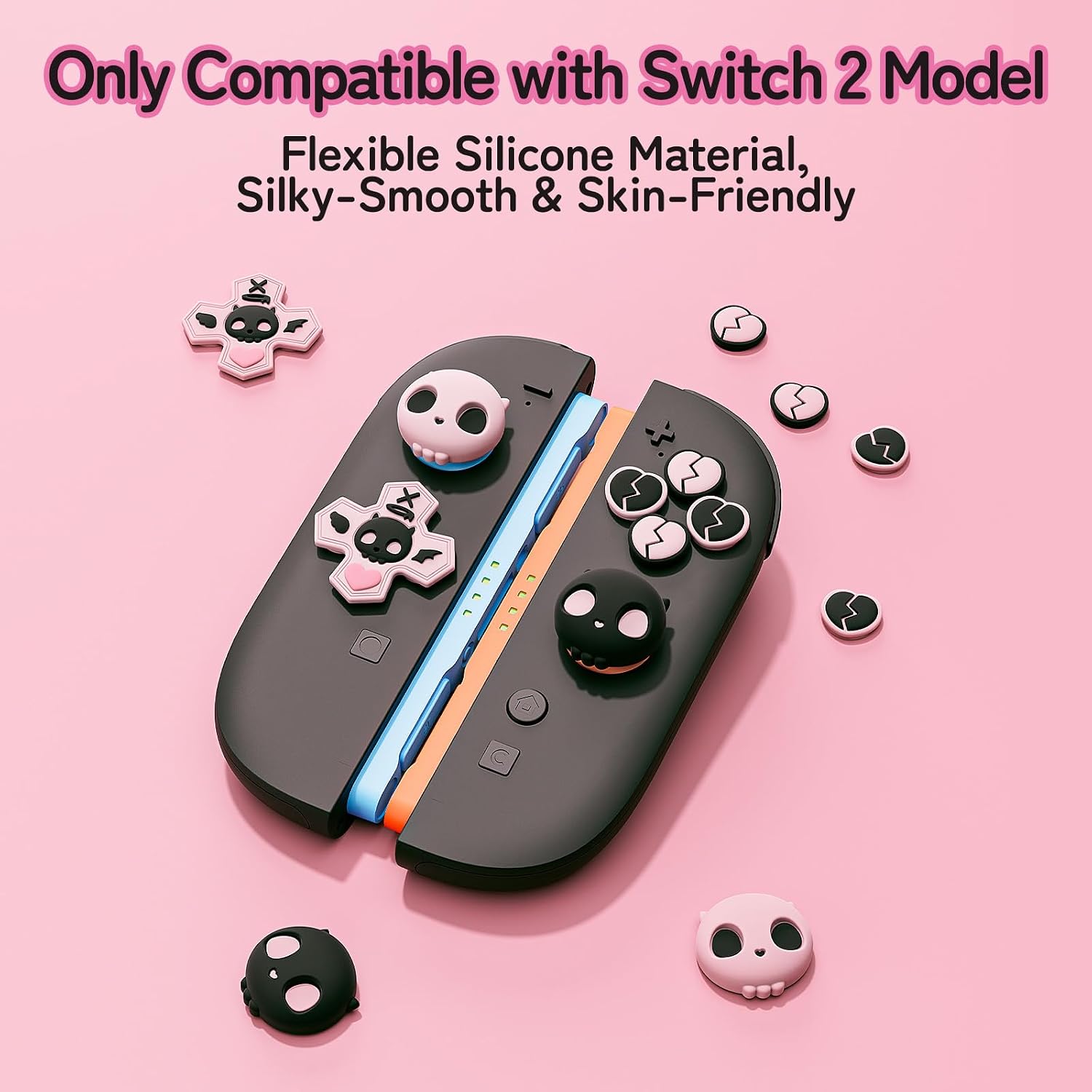 Thumbnail 1 de GeekShare Switch 2 thumb grips set