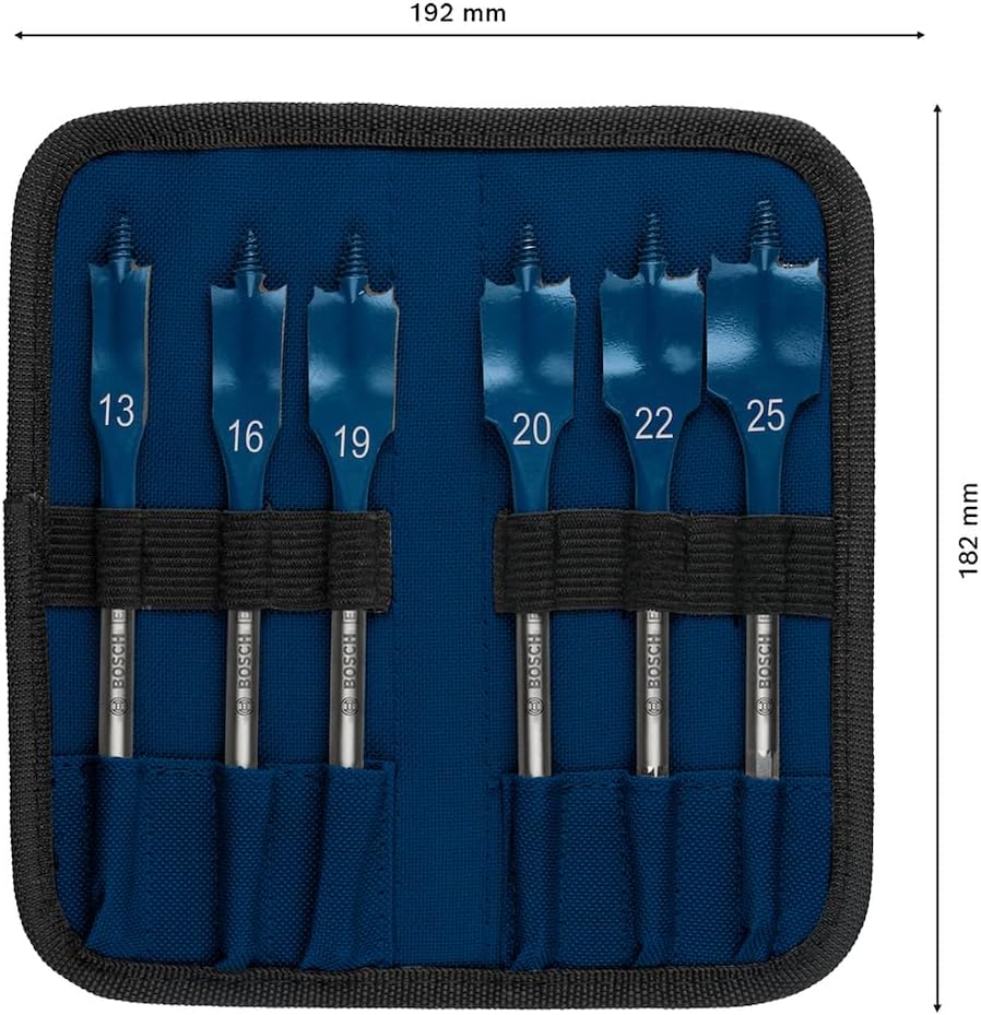 Detalle de Bosch EXPERT Self Cut Speed Spade Drill Bit Set (6 Stück) 13–25 mm