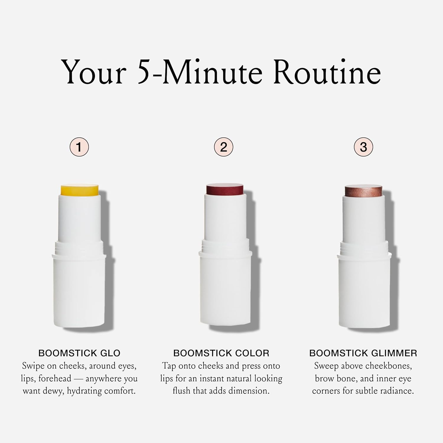 Thumbnail 1 de Boomstick Trio Color 3 Pack Cream Blush Makeup by Boom Beauty