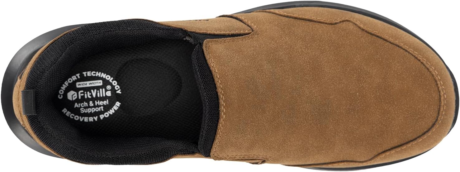 Detalle 1 de FitVille Scarpe Uomo Senza Lacci Pianta Larga