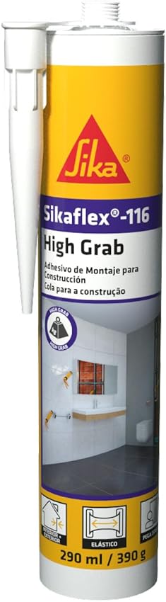 Thumbnail principal de SIKA Sikaflex 116 High Grab 290 ml — Adhesivo de alto agarre 🏗️