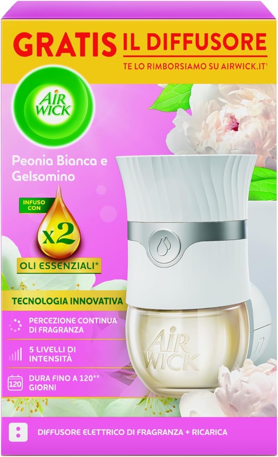Detalle 2 de Air Wick Diffusore Elettrico oli essenziali 120 giorni