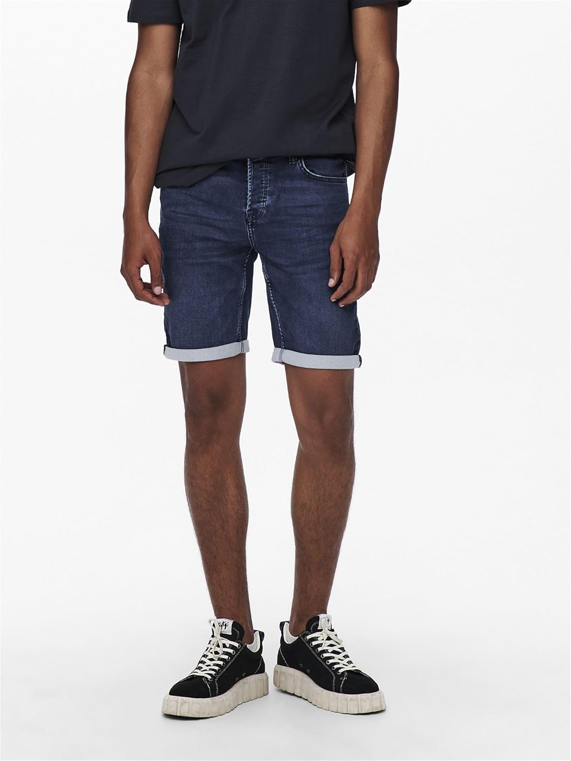Detalle 2 de Shorts en Denim Capri pour Hommes O&S 3/4 – Bermuda Été Décontracté ONSPLY