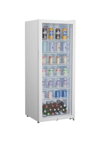 Detalle de METRO Professional GSC4240: Frigorífico para bebidas con puerta de cristal, 237 L, 4–18 °C