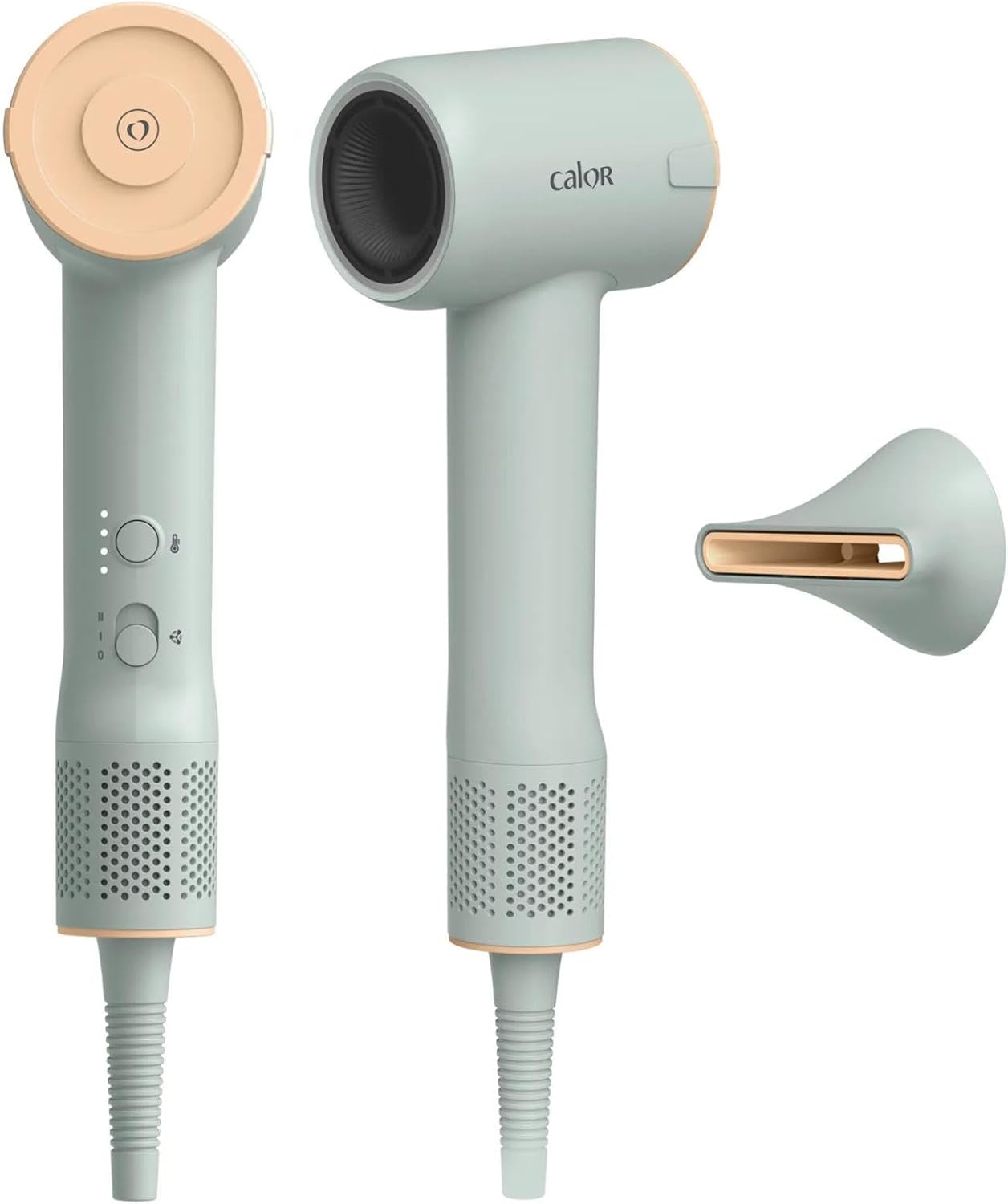 Detalle de Calor Blumia – Sèche-cheveux ultra compact et léger, moteur digital & flux d'air 225 km/h