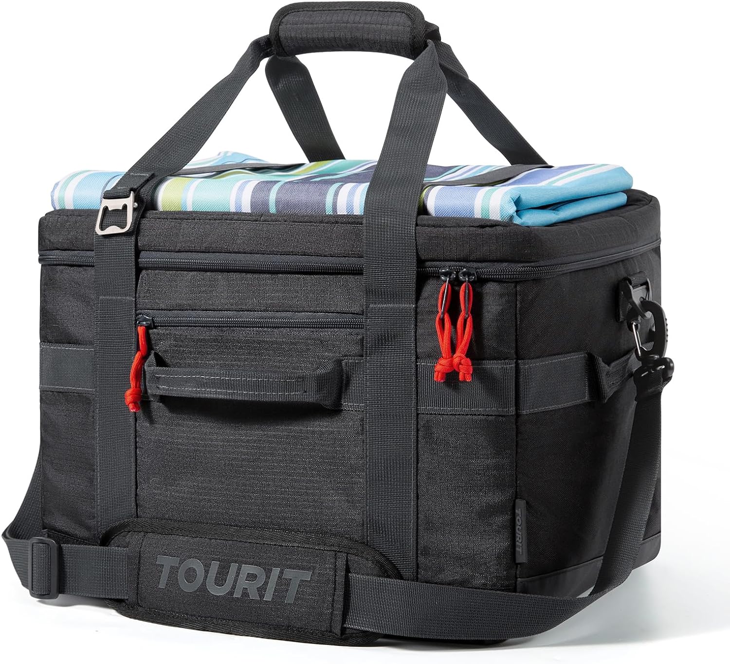 Detalle de TOURIT Soft Sided Cooler Bag (48/60 Cans) — Large Collapsible, Leakproof Insulated Ice Chest for Picnic, Beach, Camping