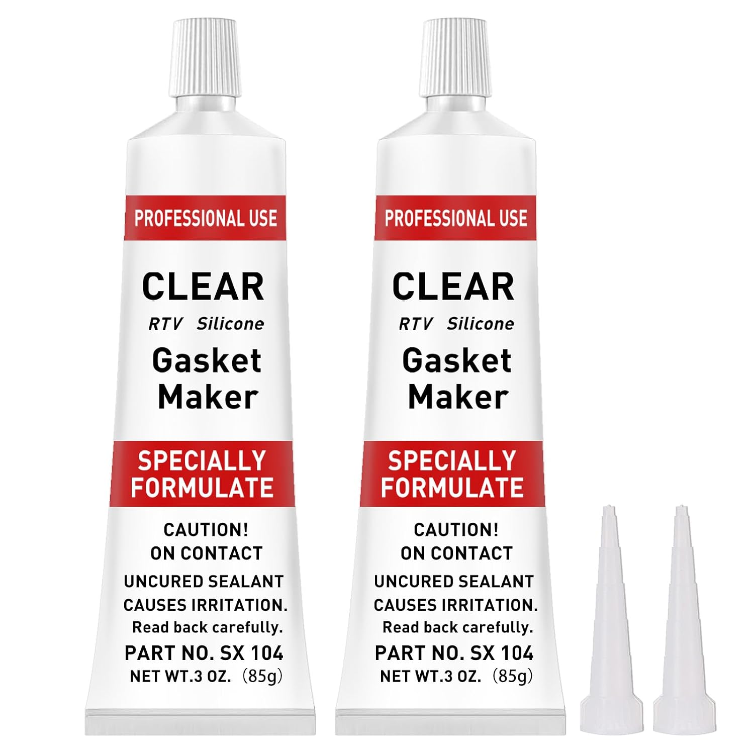 Detalle de 1DFAUL RTV Silicone Gasket Maker, 170 g High-Temp Oil-Resistant Sealant