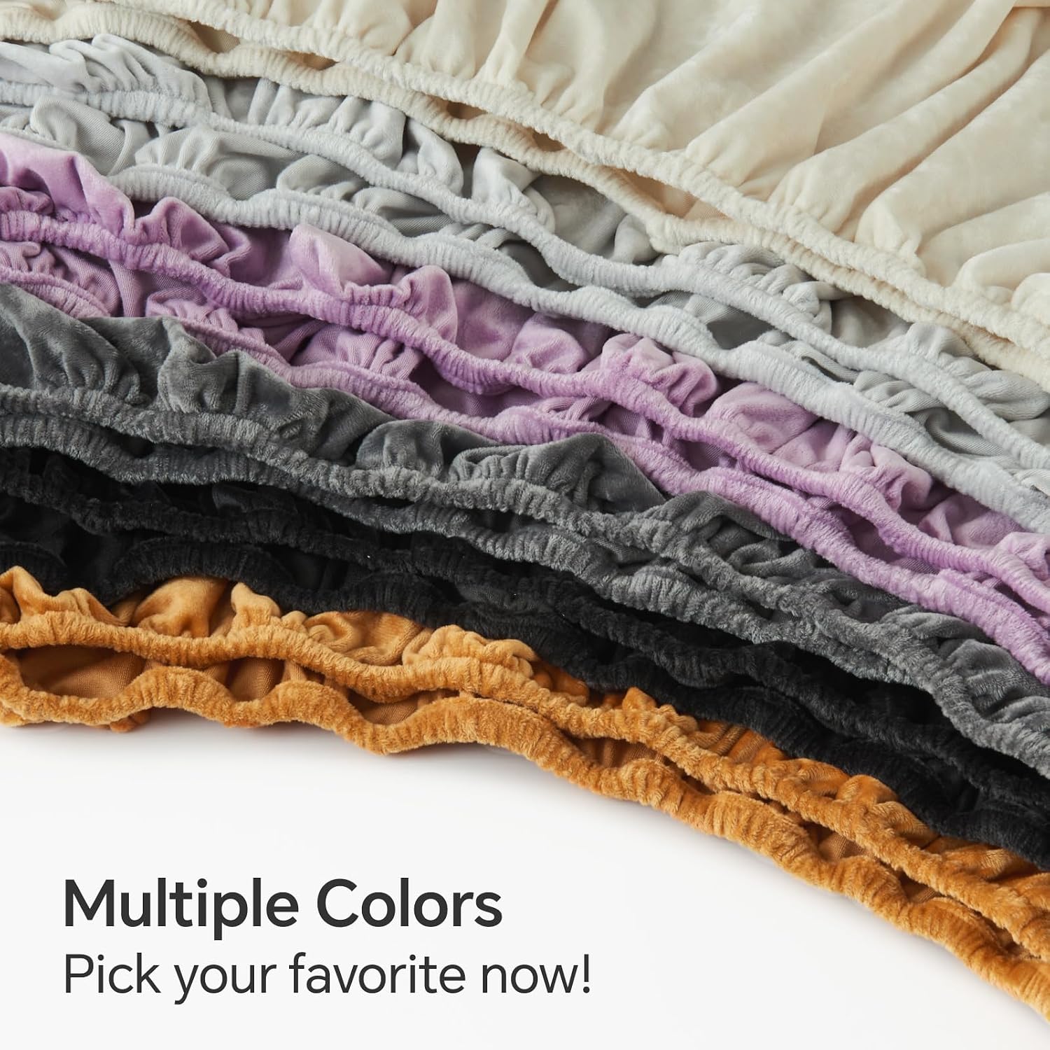Thumbnail 6 de BEDELITE Twin XL Velvet Fitted Sheet and Pillowcase Set, Burnt Orange