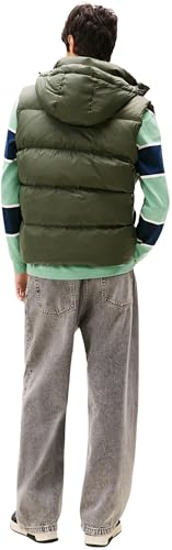 Detalle 2 de Tommy Jeans Essential Down Vest M, chaleco verde