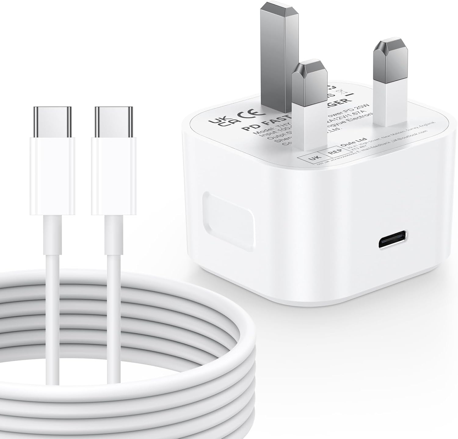Detalle de Google Pixel Fast Charger 30W USB‑C cable 2m