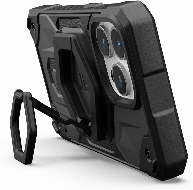 Detalle 2 de URBAN ARMOR GEAR UAG-MRS-BK マグネットリングスタンド 360度回転・角度調整 ブラック