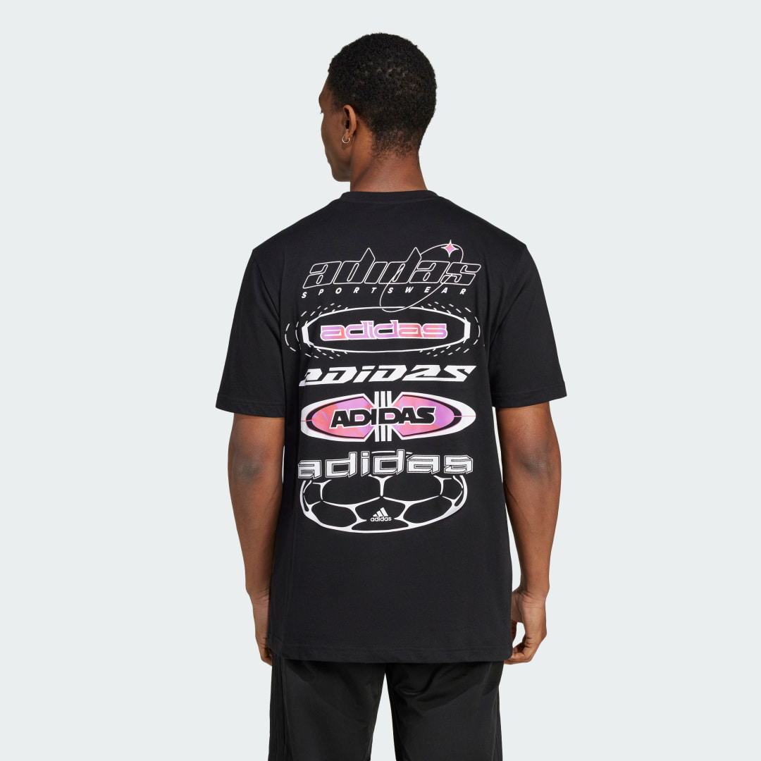 Thumbnail 1 de adidas Camiseta House of Tiro Summer Graphic (negra)