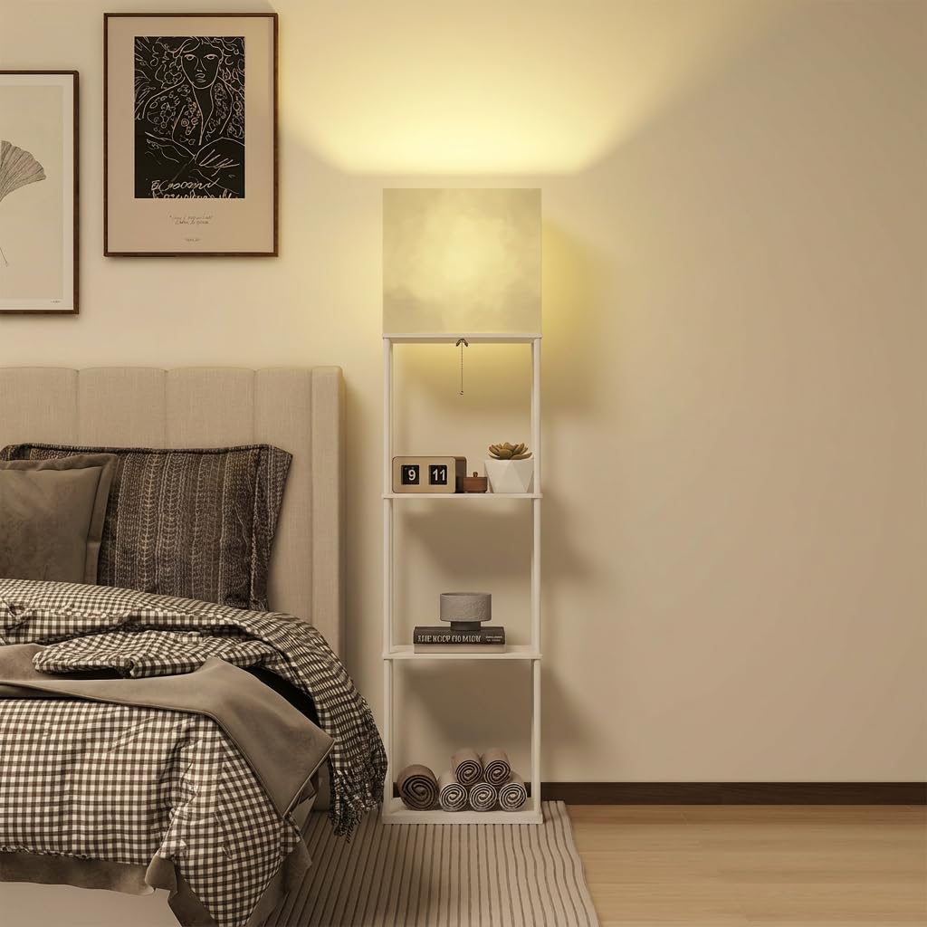 Thumbnail 5 de Shelf Floor Lamp, 4 Tiers