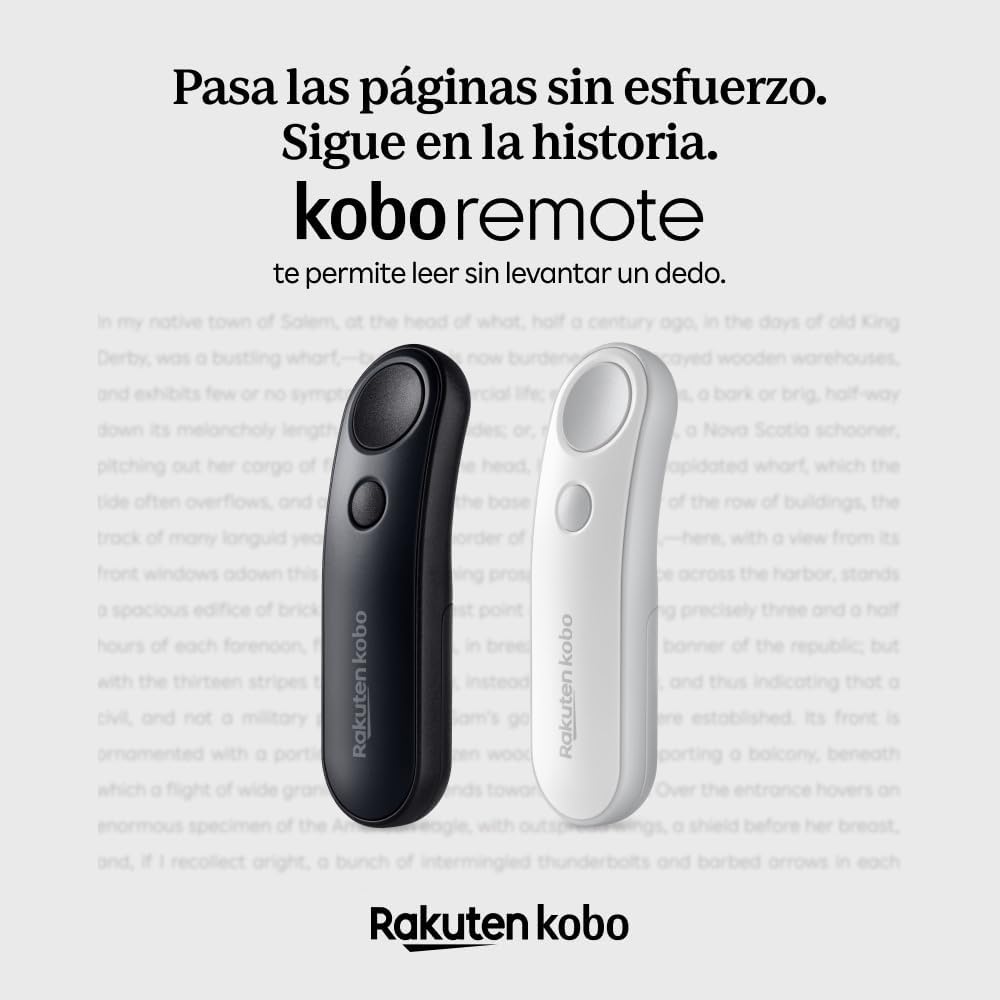 Detalle de Kobo Remote – czarny pilot Bluetooth do czytników e-booków Kobo