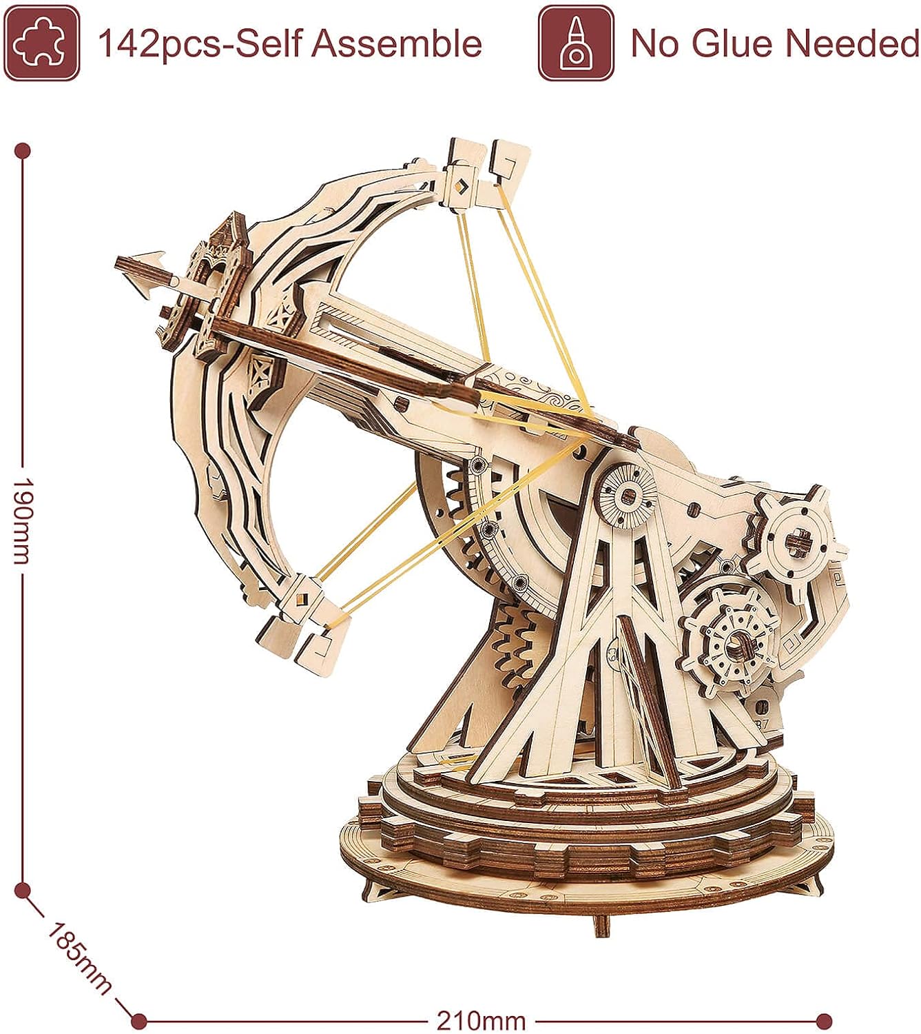 Thumbnail 5 de ROKR 3D Wooden Catapult Puzzle for Adults and Teens