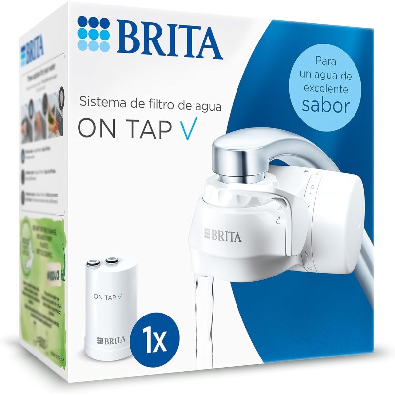 Detalle de Brita ON TAP V Pack: sistema de filtrado para grifo con 1 filtro