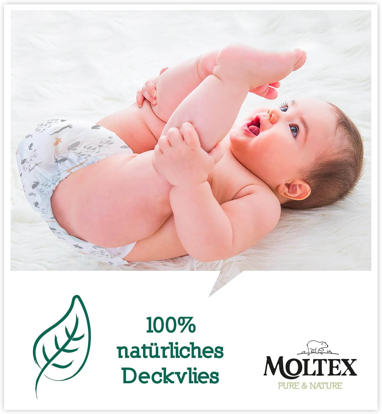 Thumbnail 5 de Moltex Pure & Nature Eco Pants, pieluchomajtki rozmiar 6 (+14 kg), 72 szt.