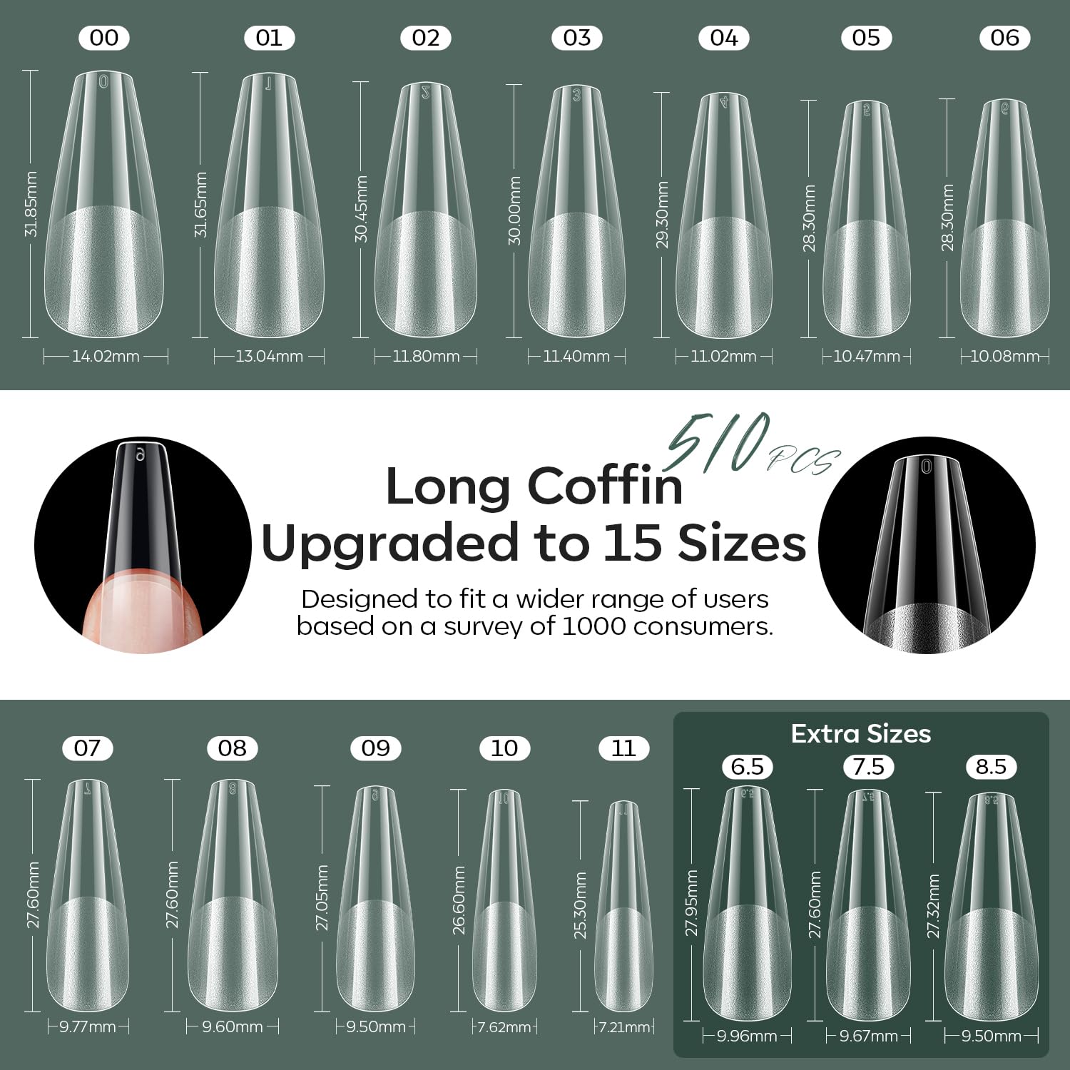 Thumbnail 4 de modelones X Nail Gel Kit 500pcs ๐