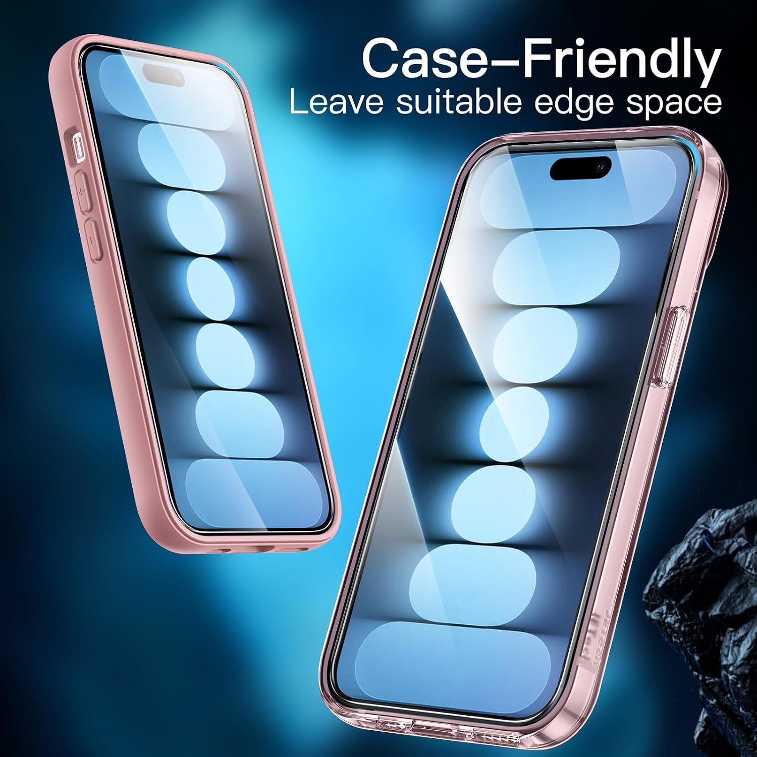 Thumbnail 6 de JETech Protection d’écran pour iPhone 15 (6,1 pouces) – film en verre trempé HD, sans bulles, lot de 2