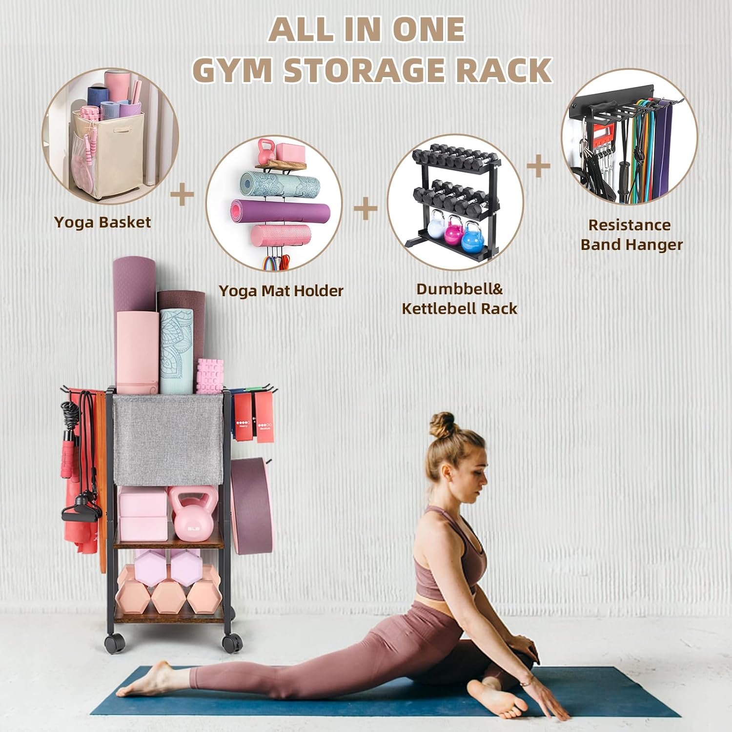 Detalle de Bikoney rack per palestra multifunzionale 45 kg