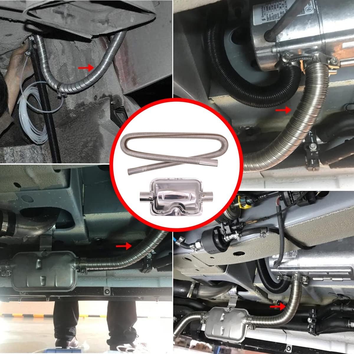 Thumbnail 5 de Casoter 120cm Stainless Exhaust Pipe Set