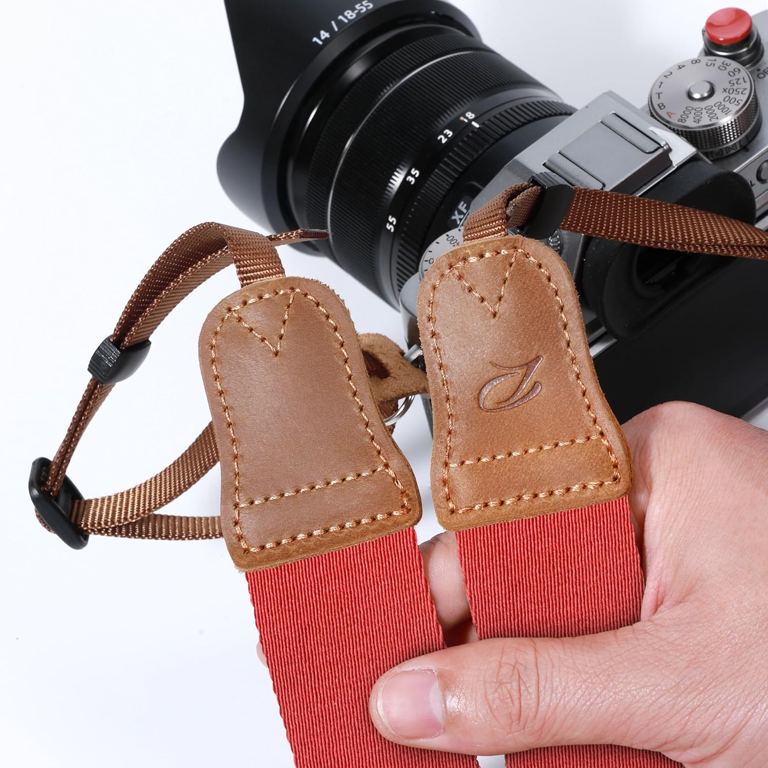 Thumbnail 3 de Padwa Lifestyle Red Camera Strap 1.5" wide 📷