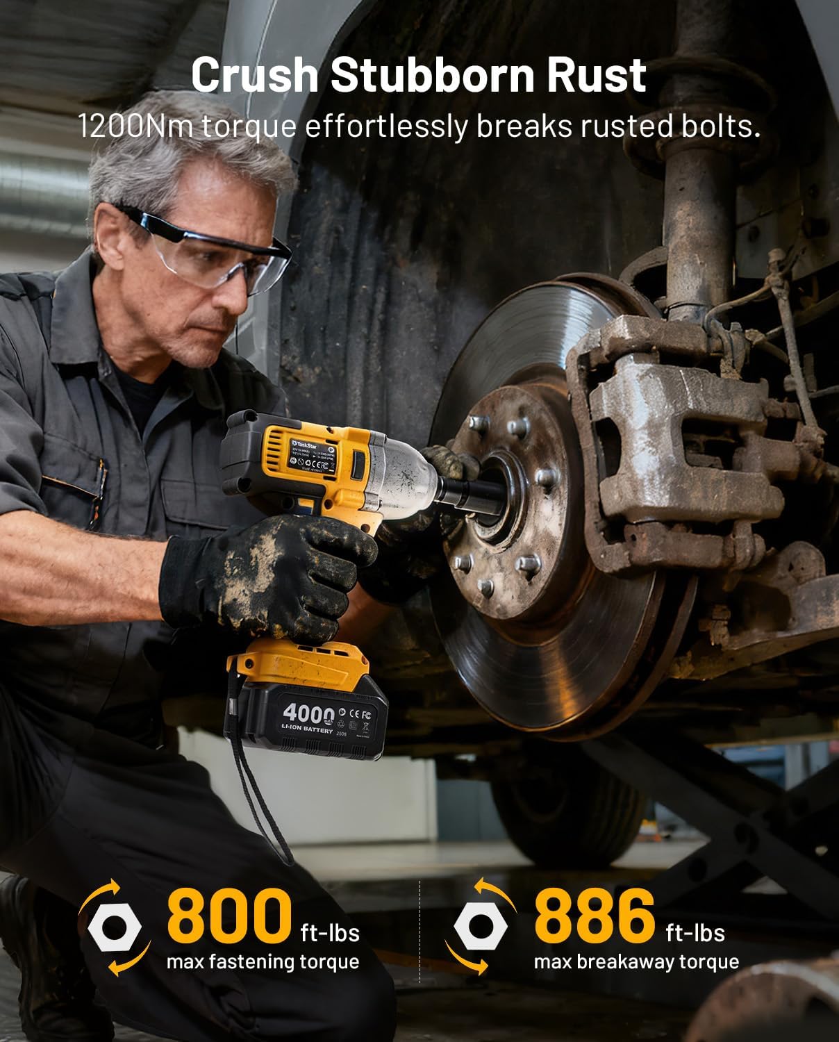 Thumbnail 1 de TaskStar 1/2 Impact Wrench 1200 N·m 🔧