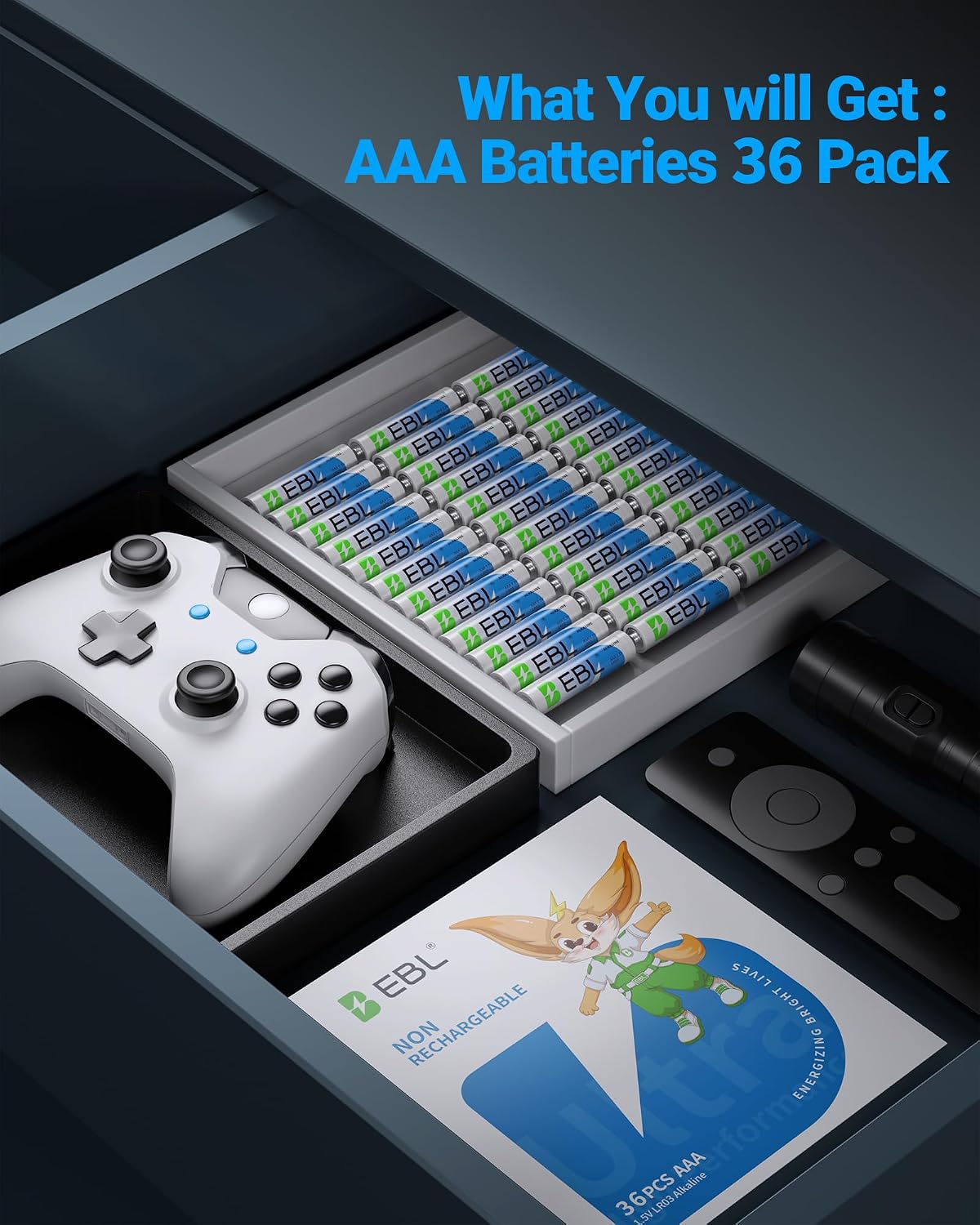 Thumbnail 6 de EBL AAA Batteries, 36-Count