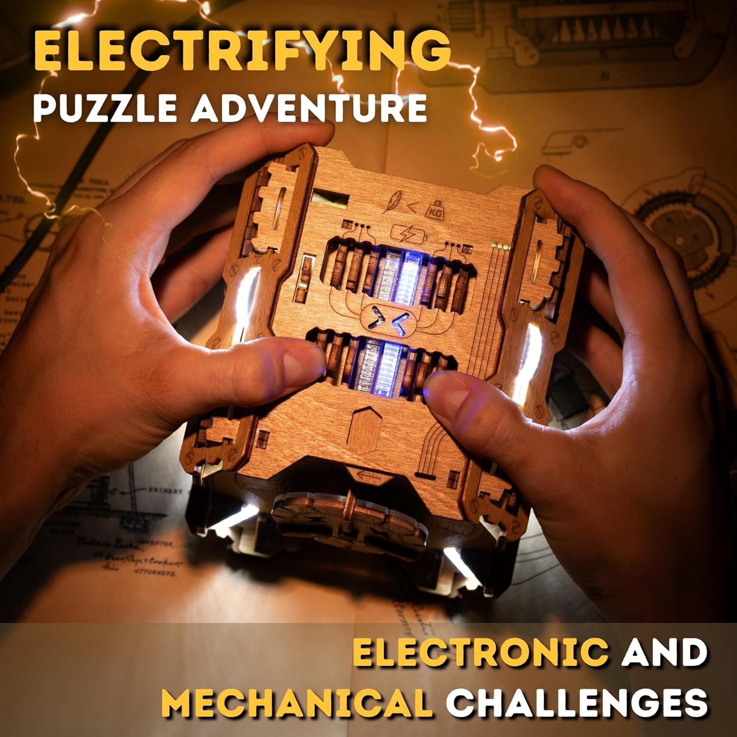 Detalle 2 de PUZZLE POTATO Tesla Box Electronic Puzzle