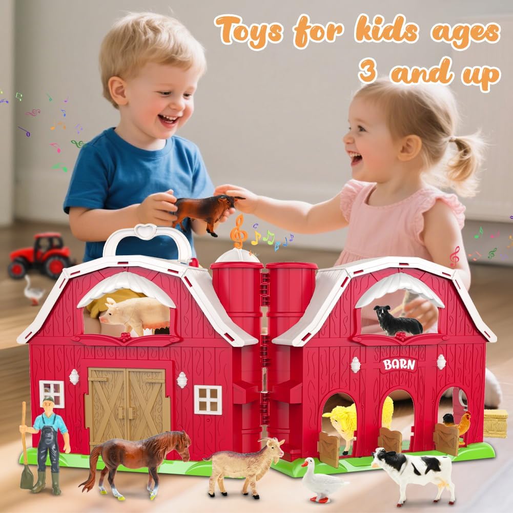 Thumbnail 4 de Red Barn Toys Farm Playset 18.5in