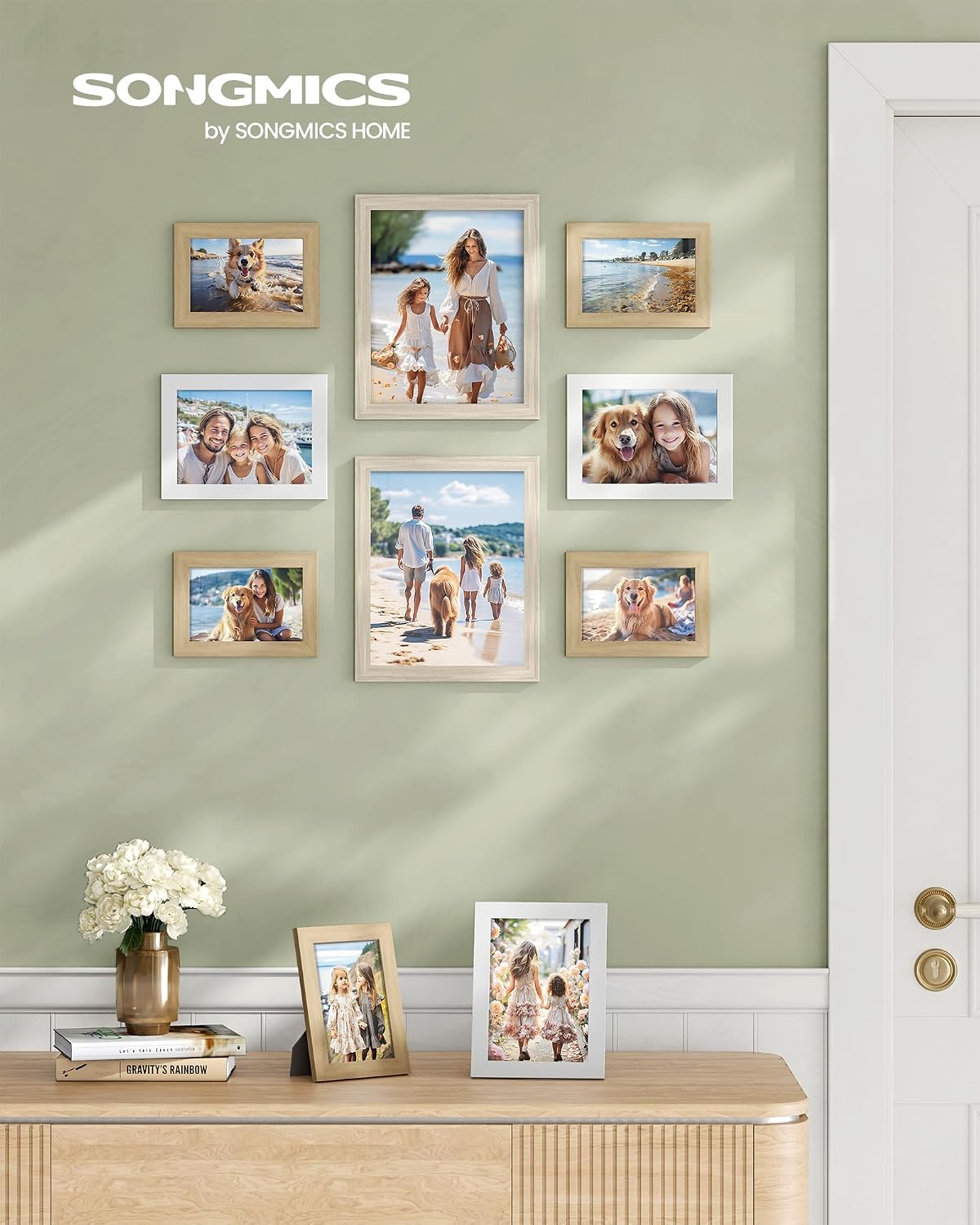 Detalle 2 de SONGMICS RPF310K02 Lot de 10 cadres photo 🖼
