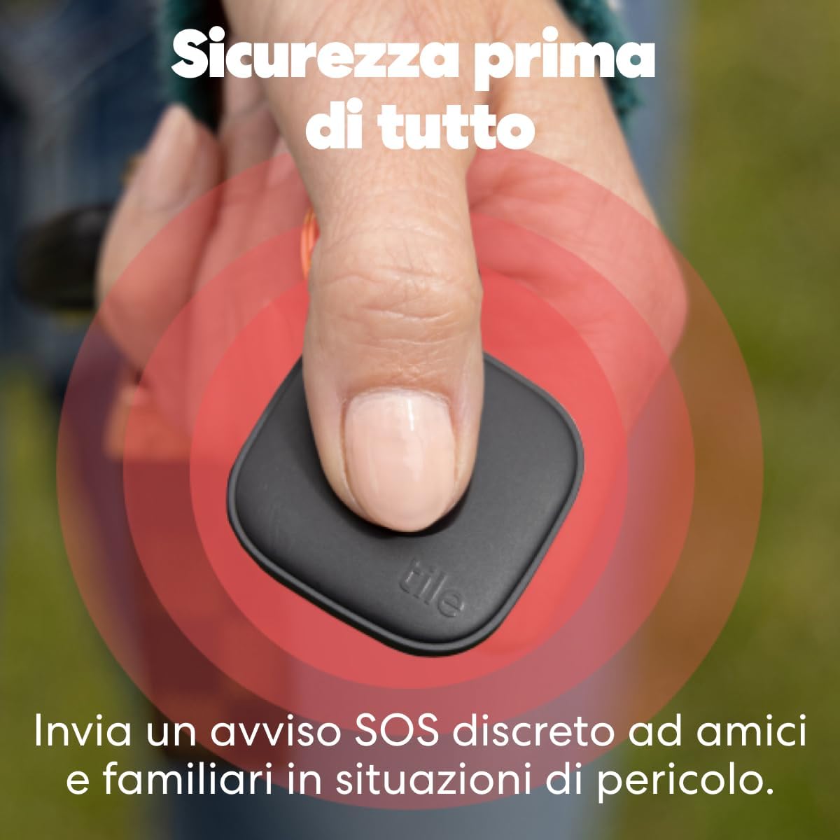 Thumbnail 5 de Tile by Life360 Mate (Green Surf) localizzatore Bluetooth per chiavi, borse e oggetti smarriti
