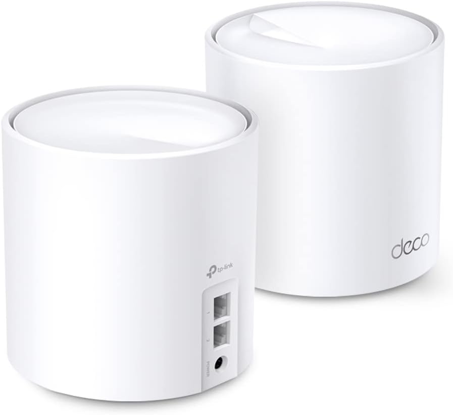 TP-Link Deco WiFi 6 Mesh System (Deco X20) 2-Pack (covers up to 4,000 sq. ft.)