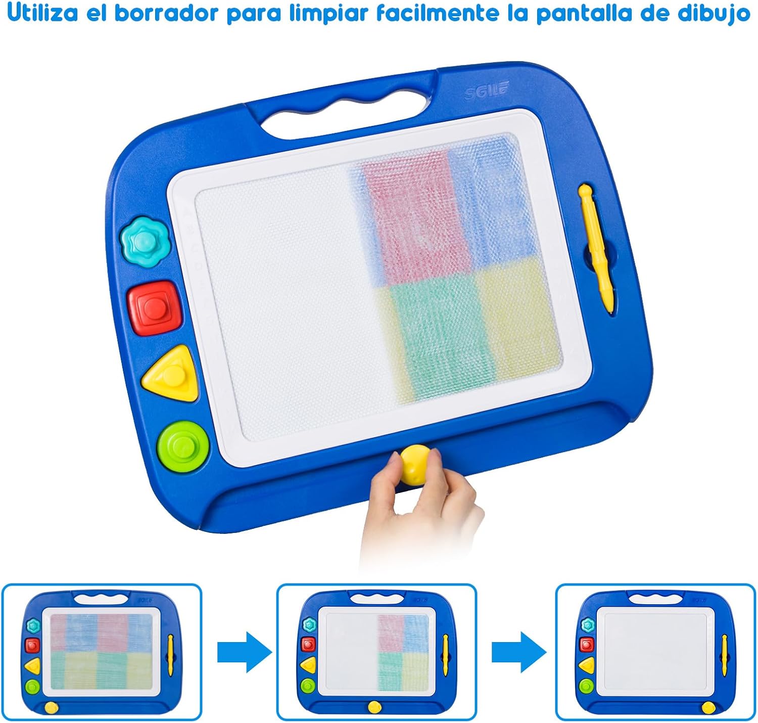 Thumbnail 4 de SGILE Pizarra Magnética Infantil 42x32cm