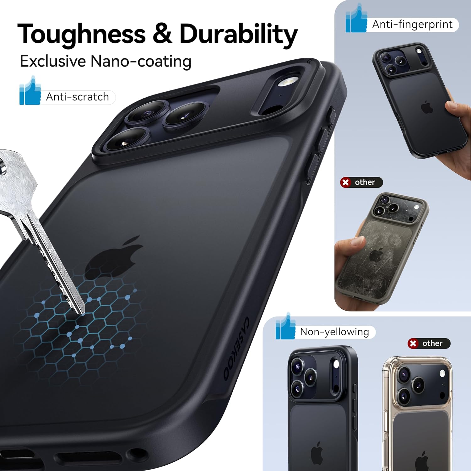 Thumbnail 4 de CASEKOO Armor Shockproof iPhone 17 Pro Max 16FT