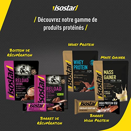Detalle de Isostar Whey Protein Vanille – Poudre de protéine de lait, 570 g (19 boissons) pour récupération et prise de masse