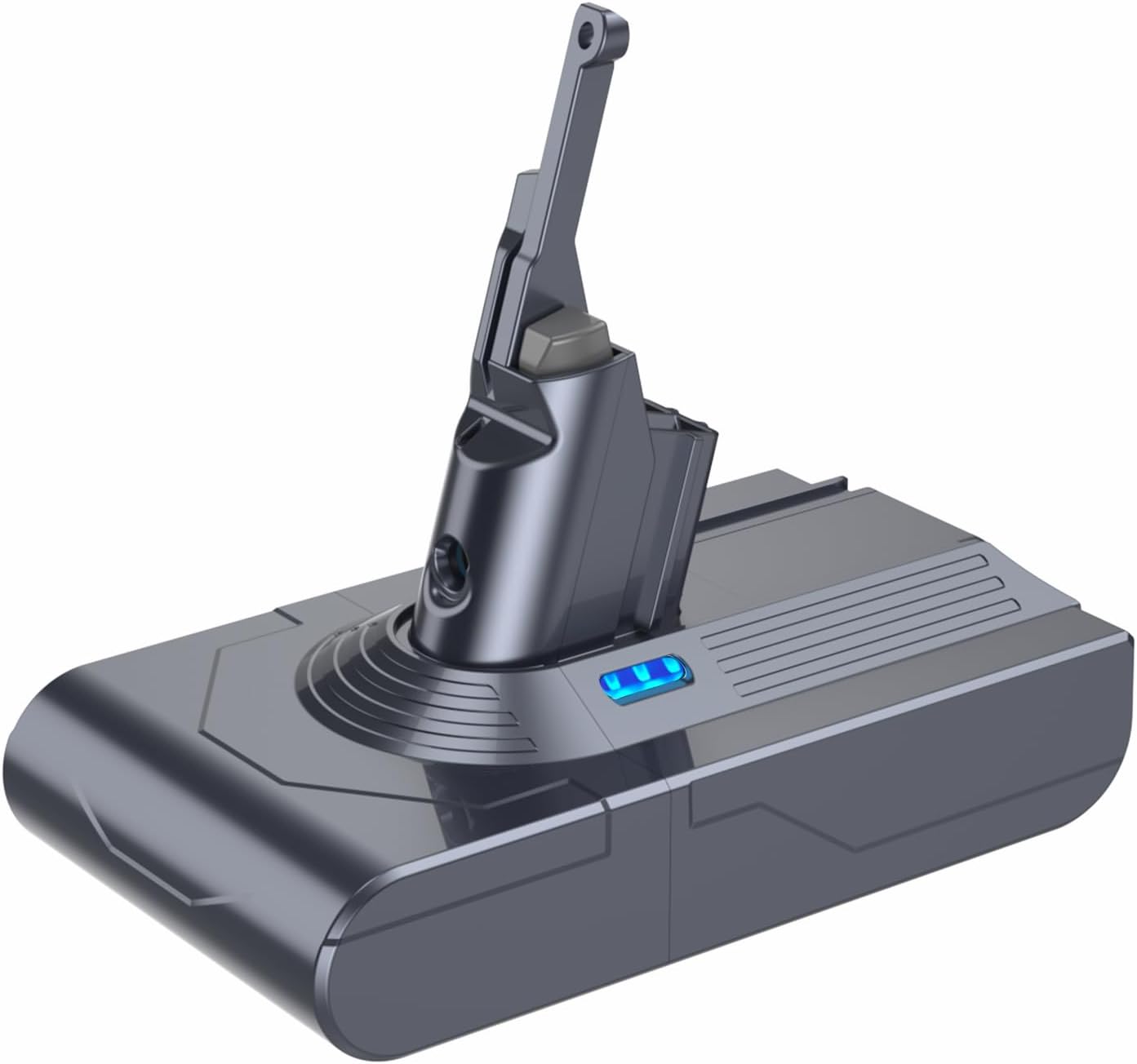 Detalle de FLYLINKTECH 8.0Ah V8 Akku für Dyson V8 Absolute/Animal/Fluffy/Motorhead (bis zu 8.000 mAh) – mit 2+1 Filtern und Schrauben
