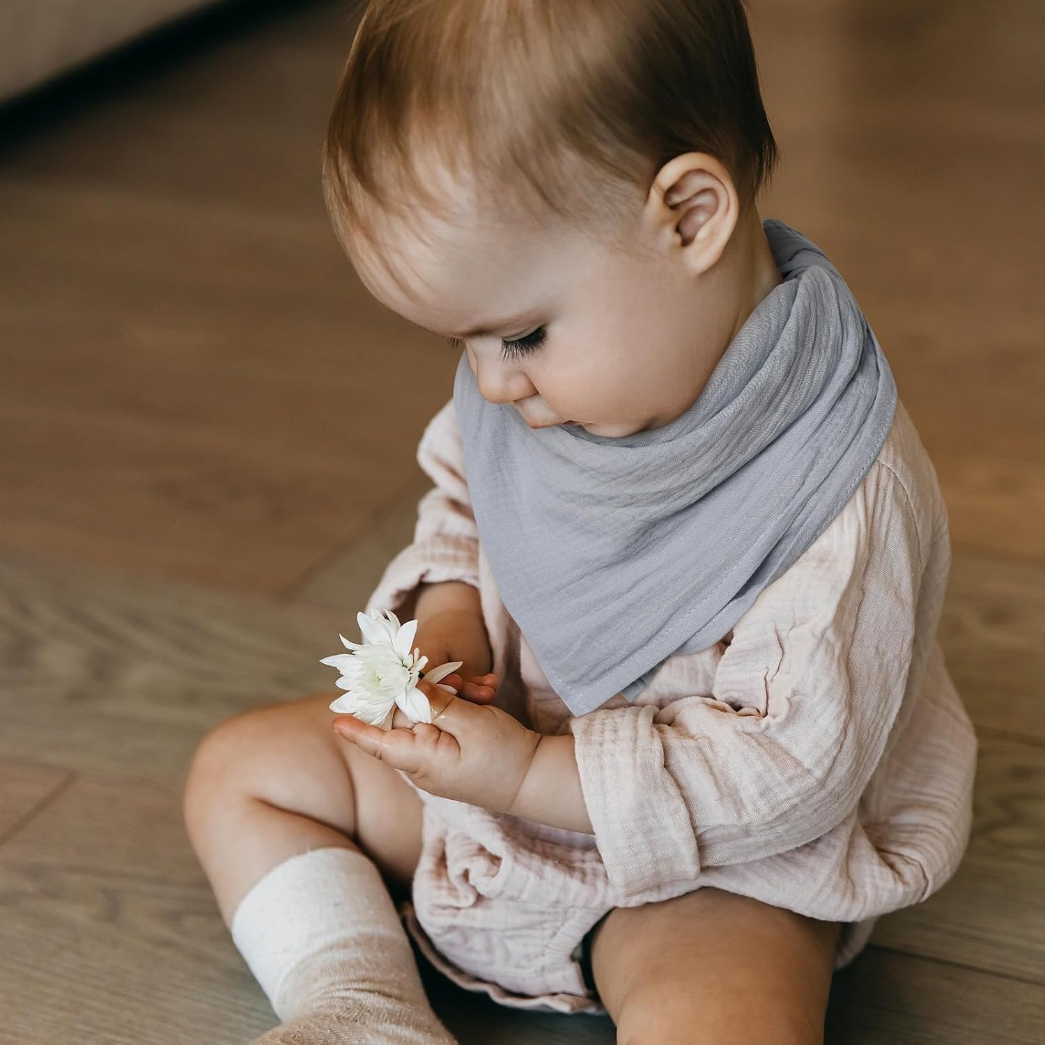 Thumbnail 4 de Soarwg Kids Musselintücher für Baby-Musselinquadrate – 5er-Pack Spucktücher & Wickeldecken für Neugeborene