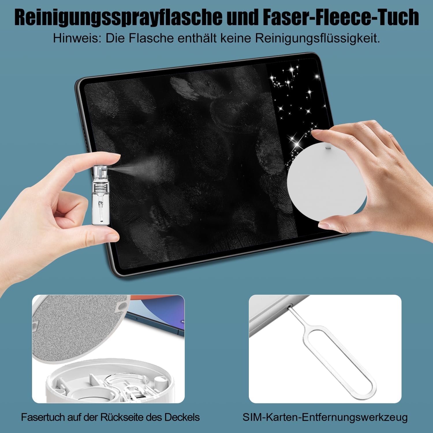 Thumbnail 3 de VICHYIE 20-in-1 Tastatur Reinigungsset mit Bürste für AirPods, Kopfhörer, Laptop, Handys & mehr (weiß)