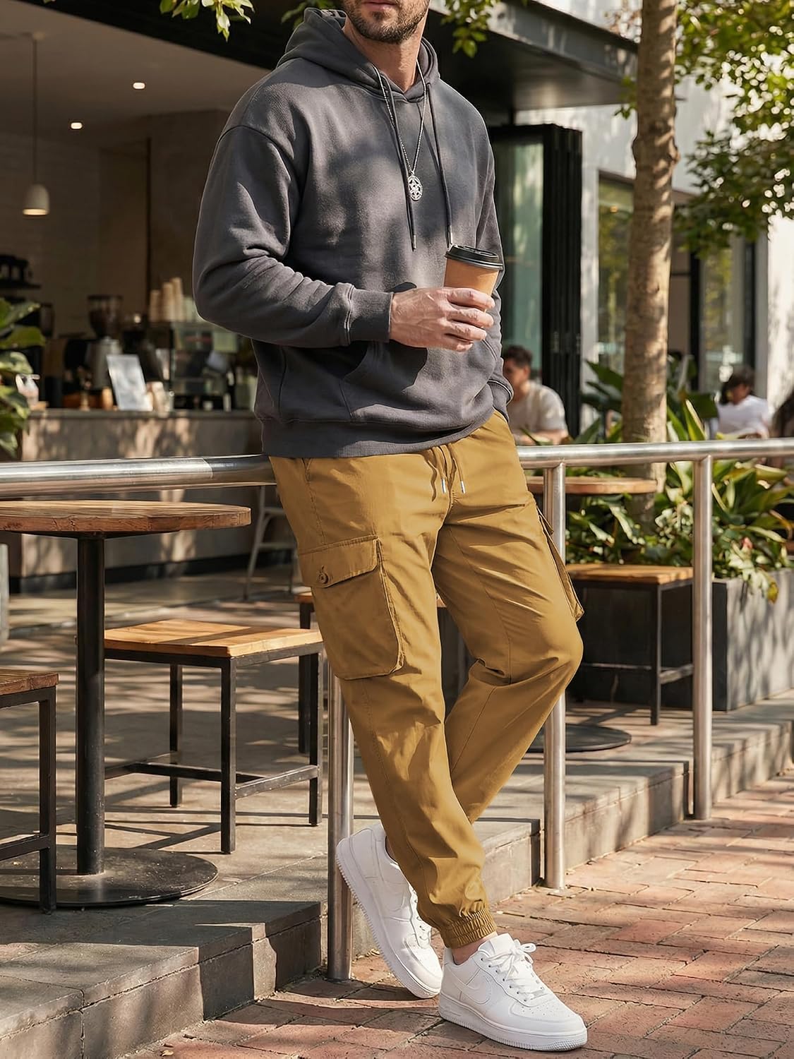 Thumbnail 2 de JMIERR Cargo Joggers with Pockets