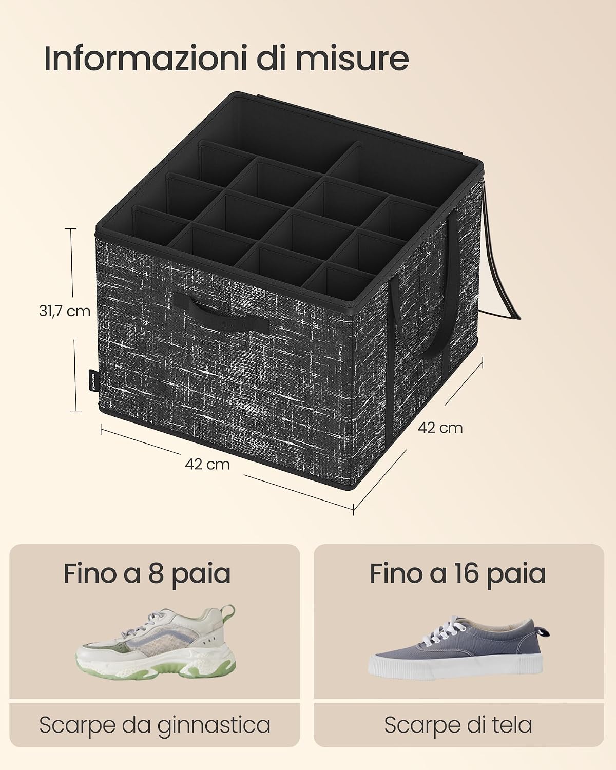 Thumbnail 5 de SONGMICS Organizer Scarpe Set 2 x 16 paia