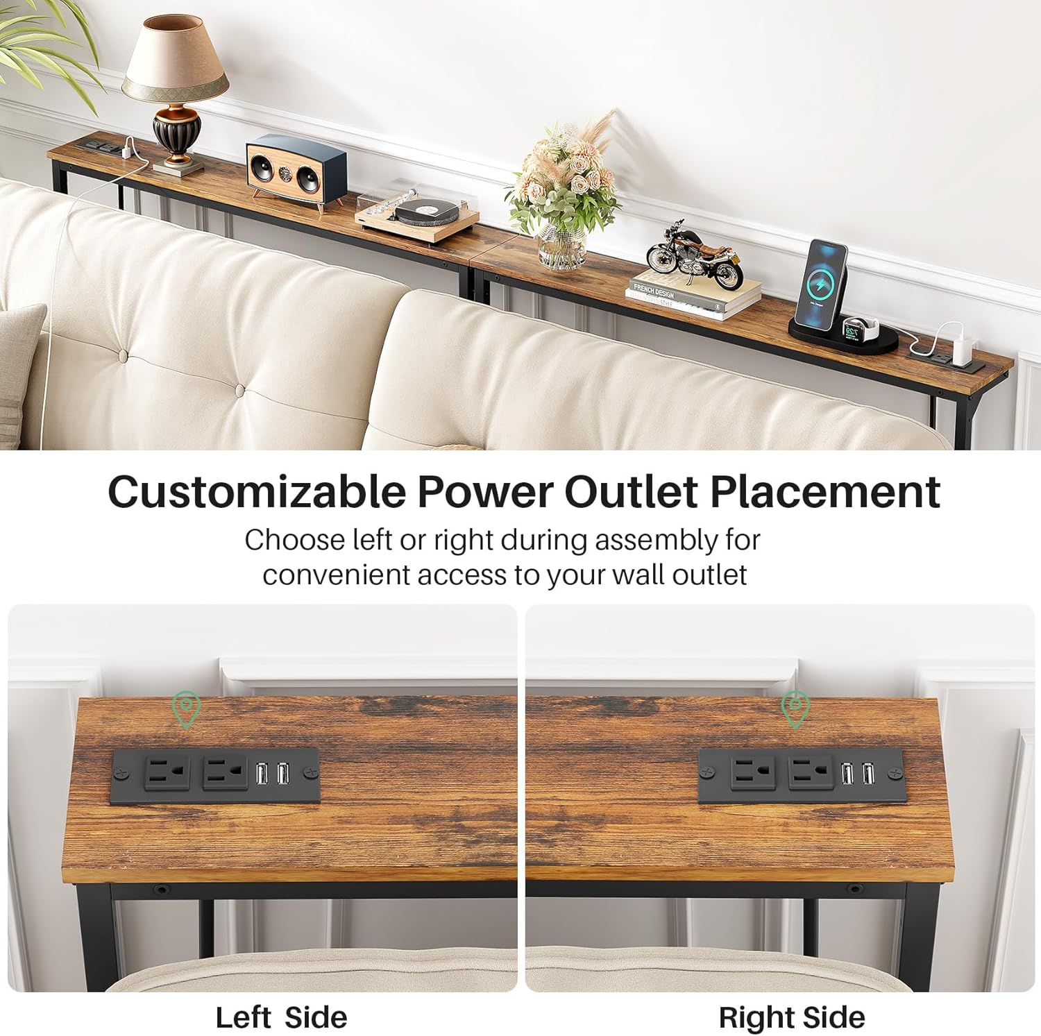 Thumbnail 6 de Kitstorack Narrow Console Table, 5.9-inch Depth