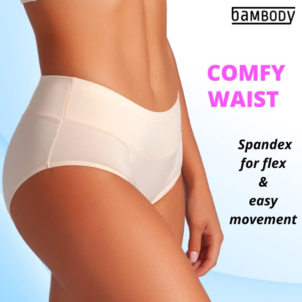 Detalle de Bambody Period Underwear for Women: Leakproof, Absorbent and Comfortable Everyday Hygiene