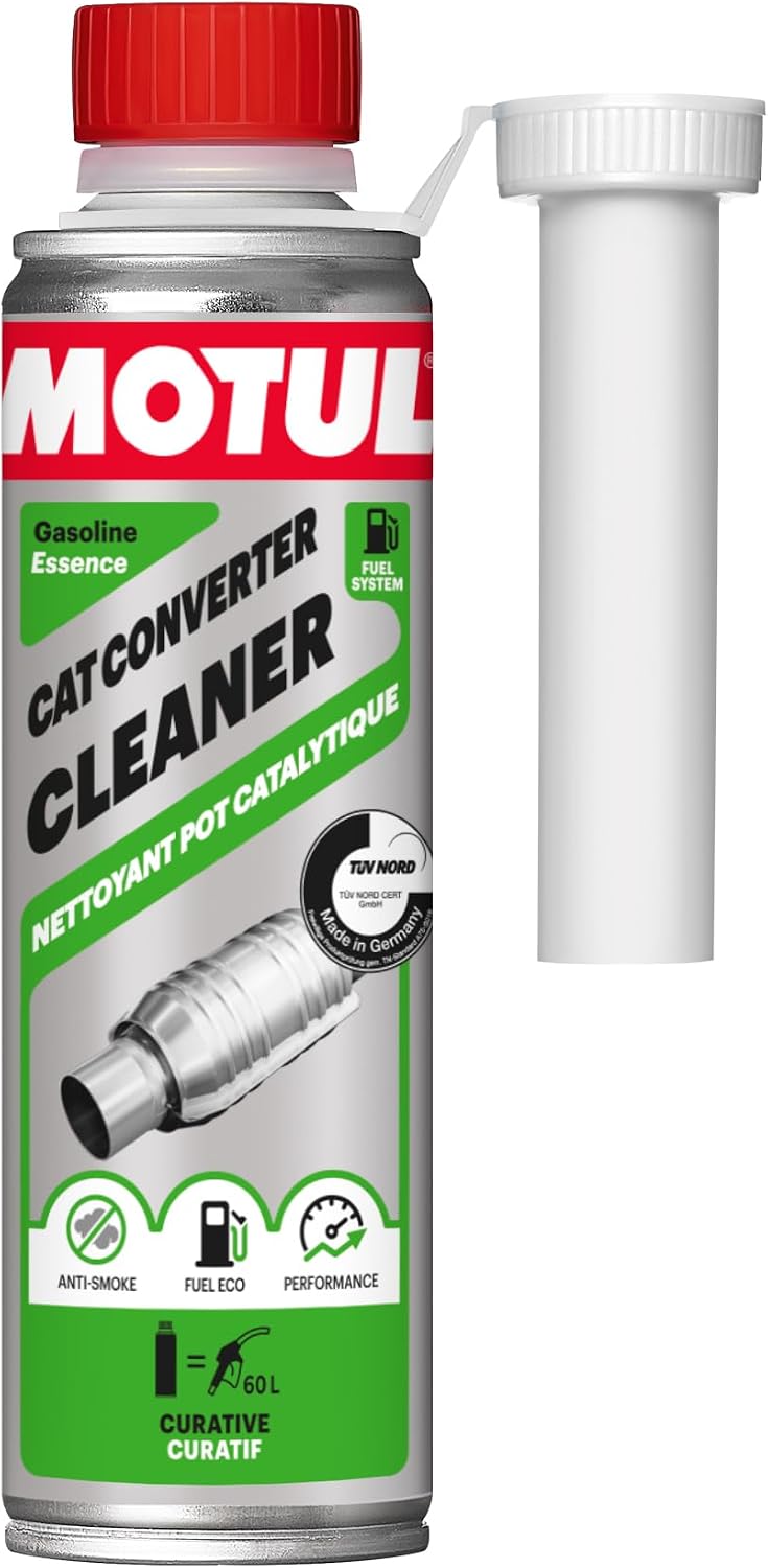MOTUL Nettoyant pot catalytique Essence – Additif carburant 300 ml