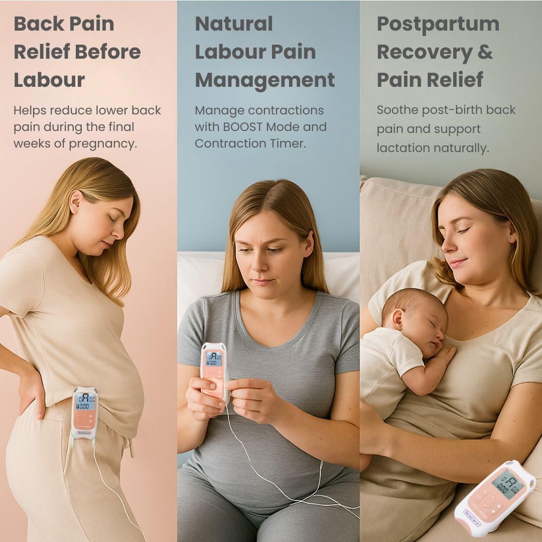 Thumbnail 3 de TensCare Perfect Mama+ TENS device for drug-free labour pain relief with contraction timer