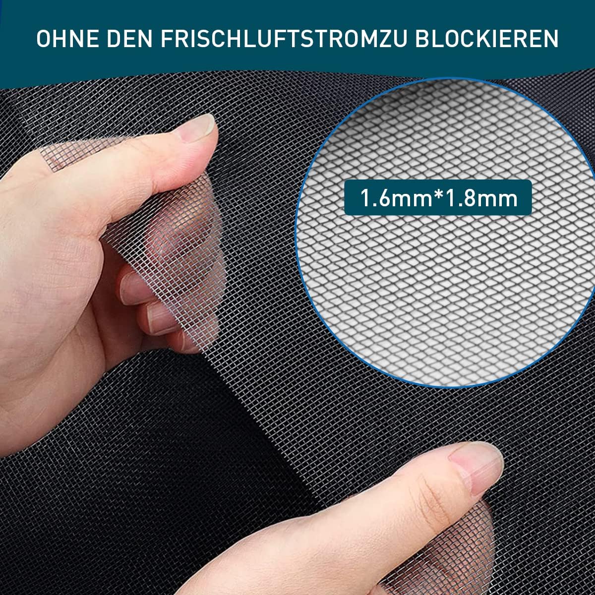 Thumbnail 5 de Zanzariera Finestra 120x250 cm in fibra di vetro: protezione trasparente e durevole