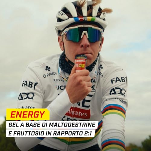 Detalle de Enervit Carbo Gel C2:1PRO Lime — Gel Energetico da 60 ml, 40 g di carboidrati (2:1 maltodestrine/fruttosio), gusto Lime