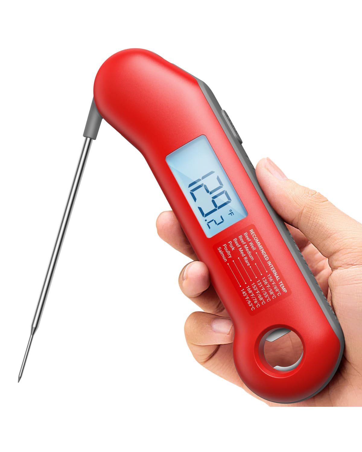 Detalle de ThermoMaven F1 Turbo HT04 digitale vleesthermometer, IP67 en meting in 0,5 s