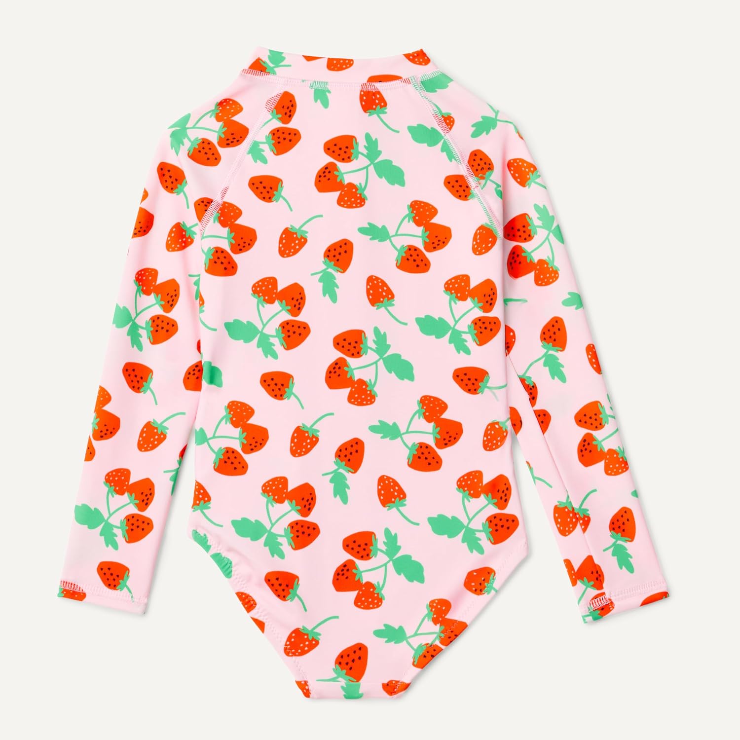 Detalle de Amazon Essentials Maillot de Bain Une Pièce avec Rashguard anti-irritations à manches longues pour fille